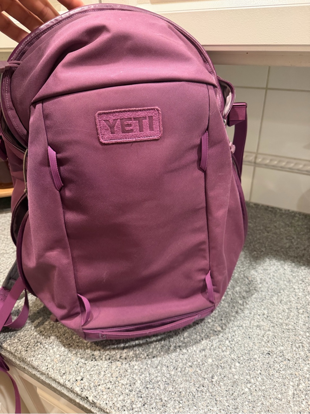 YETI Purple Womens Backpack - Compact Everyday Bag Crossroads 22 (Heavy Wear)